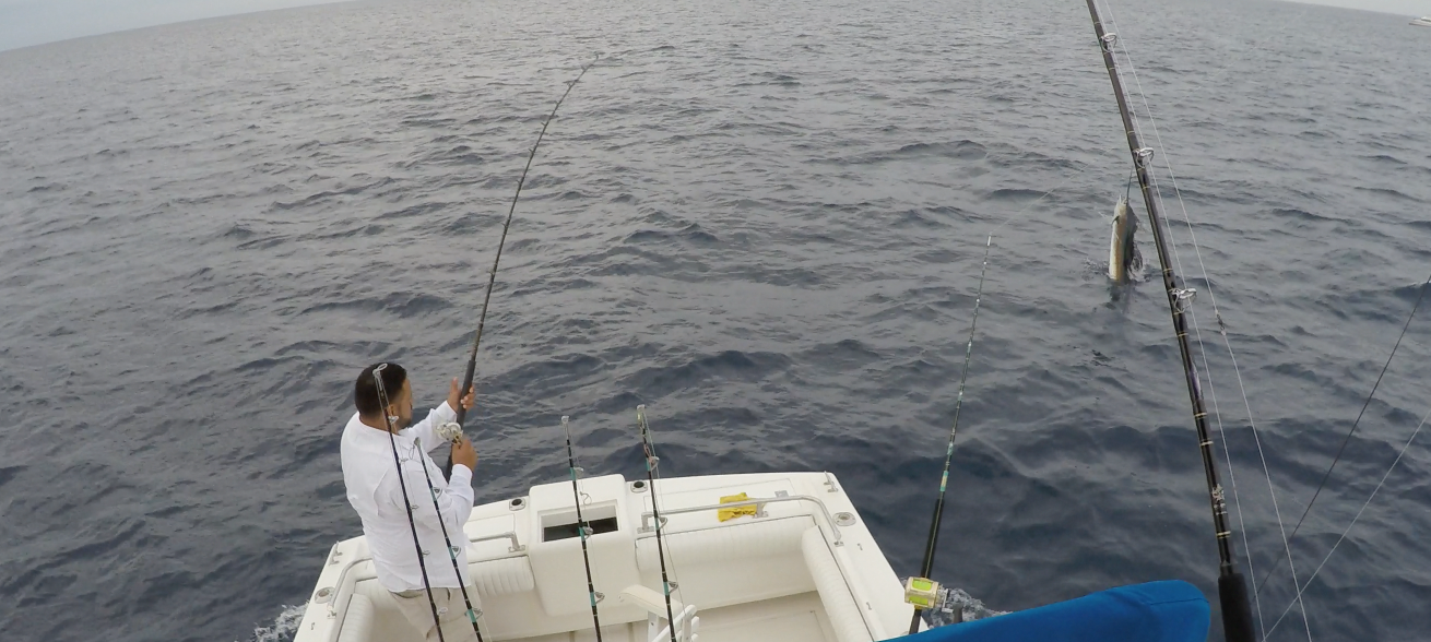 Fishing yacht in Mag Bay.