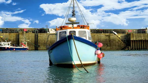 A fishing charter on a guided fishing trip with experienced captains