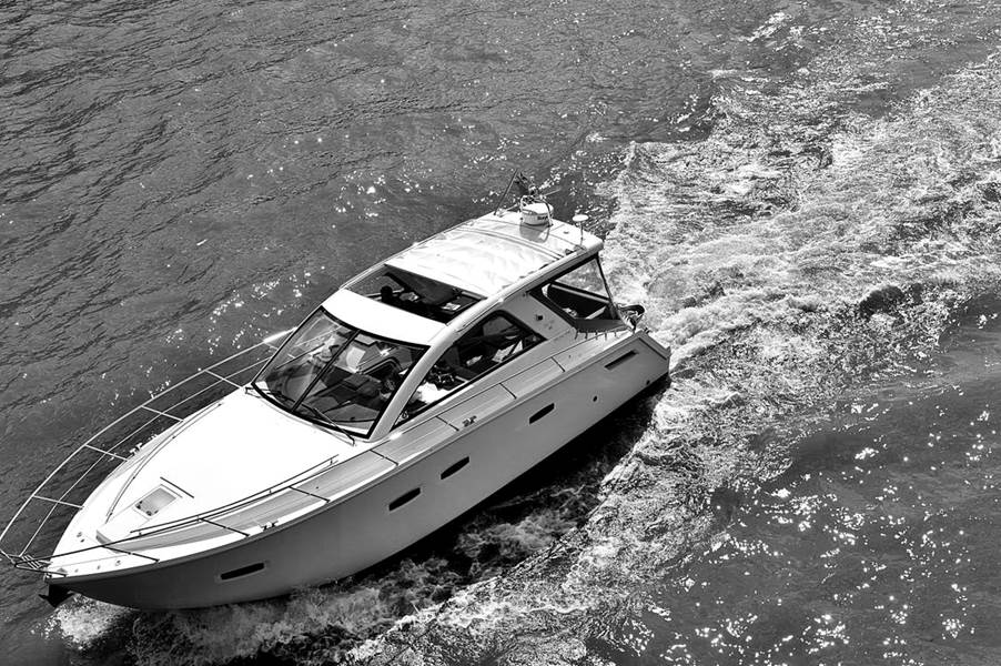 A luxury yacht in Cabo San Lucas.