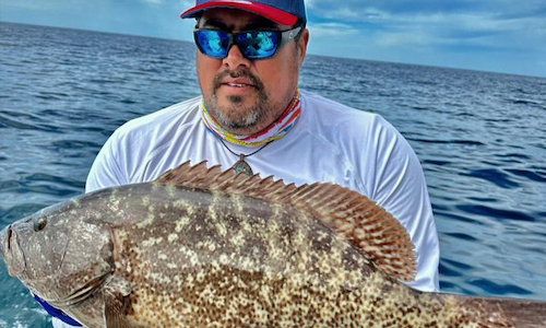 Using downriggers and transducers to catch groupers and snappers in Cabo San Lucas