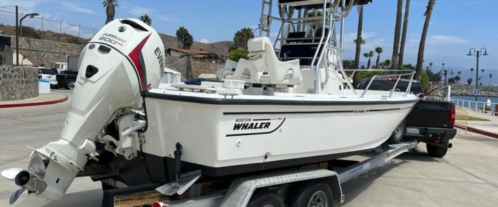 The Ultimate 20ft 1998 Boston Whaler in Baja California: Power, Comfort, and Functionality at Your Fingertips