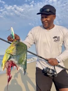 Surf fishing in Cabo San lucas