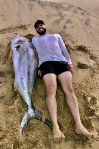 Surf fishing in Cabo San lucas