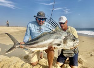 Surf fishing in Cabo San lucas