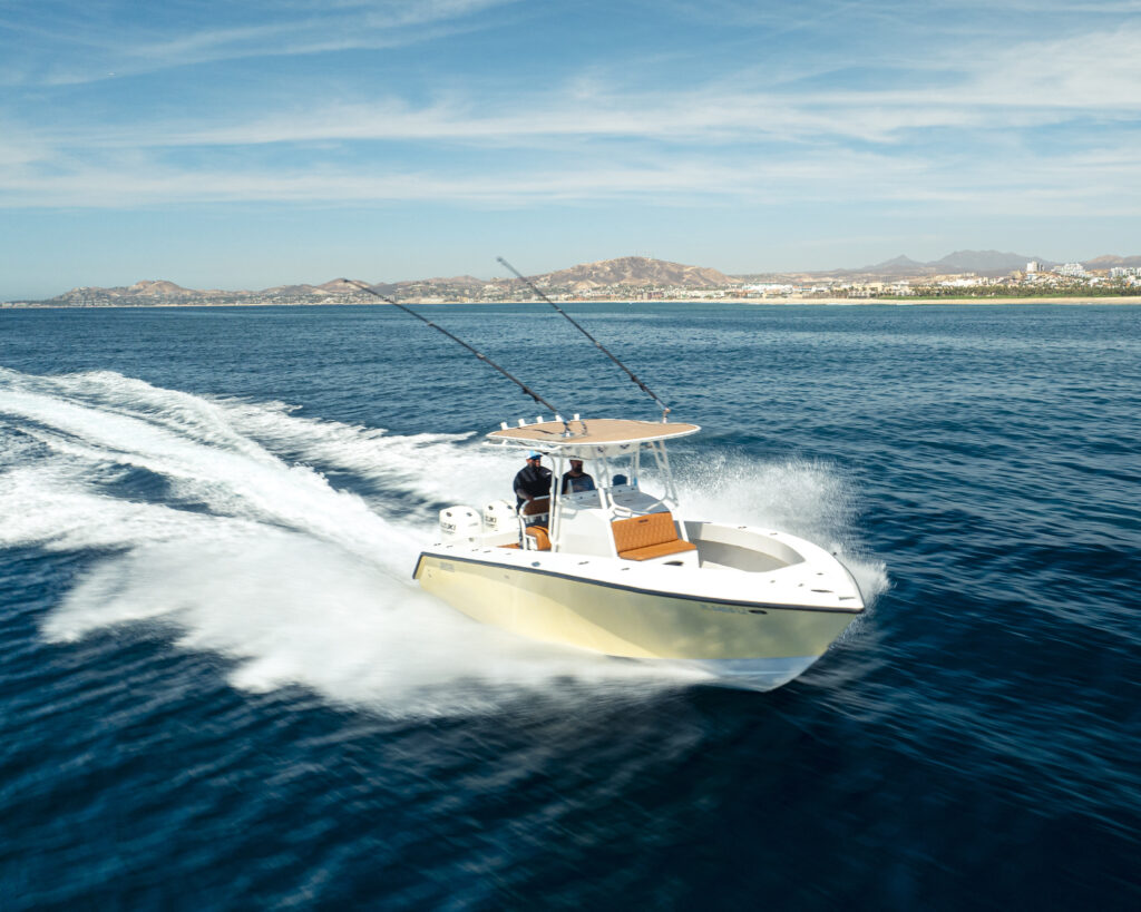 Panga and Center Consoles fishing in Los Cabos 